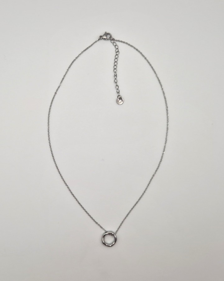 COLLAR OVAL PEQUEÑO - ACERO INOXIDABLE