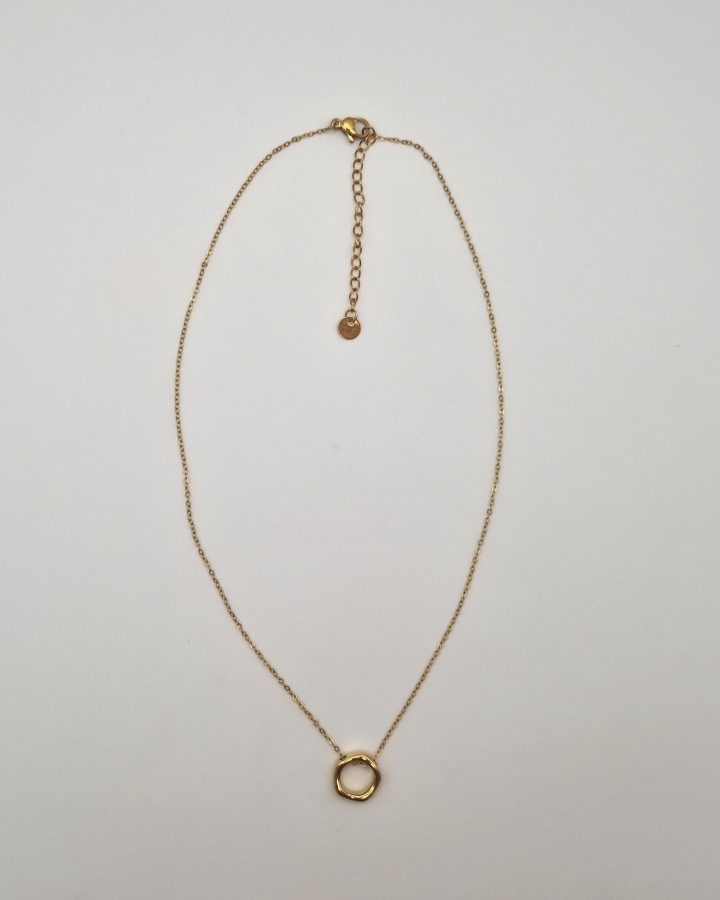 COLLAR OVAL PEQUEÑO - ACERO INOXIDABLE