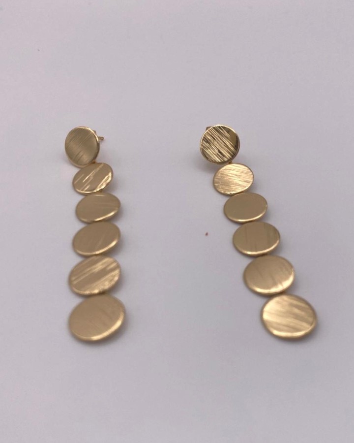 PENDIENTES LARGOS MONEDAS