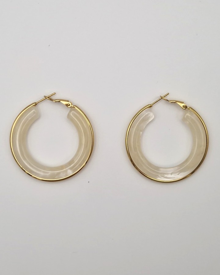 AROS DORADOS COLORES EFECTO MÁRMOL - ACERO INOXIDABLE