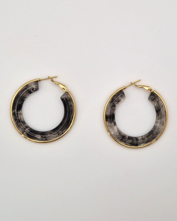 AROS DORADOS COLORES EFECTO MÁRMOL - ACERO INOXIDABLE