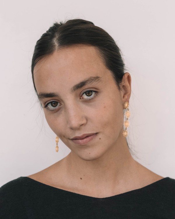 PENDIENTES 4 SOLES - ACERO INOXIDABLE