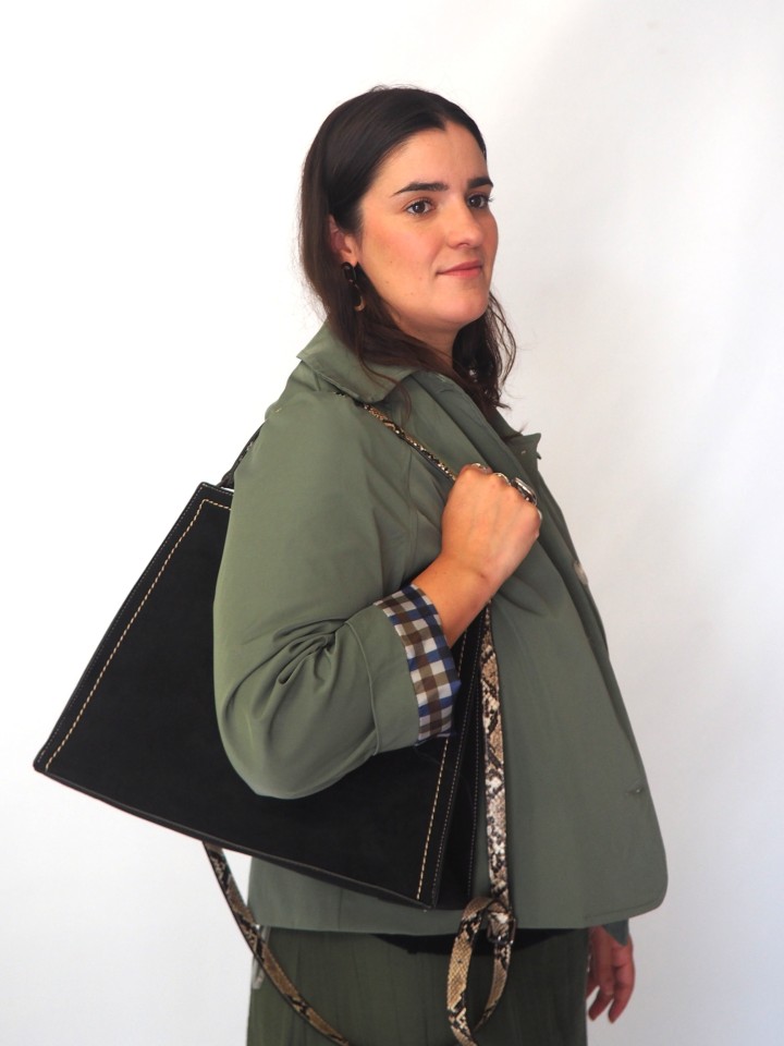 BOLSO DE HOMBRO EFECTO PIEL