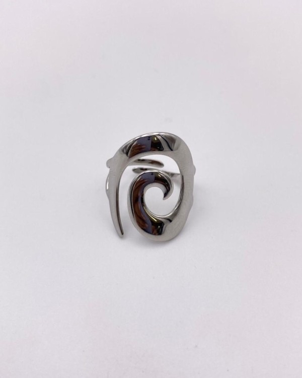 ANILLO AJUSTABLE ESPIRAL - ACERO INOXIDABLE