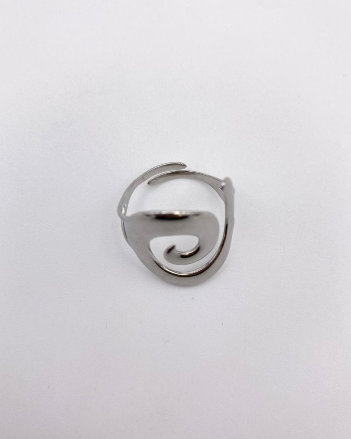 ANILLO AJUSTABLE ESPIRAL - ACERO INOXIDABLE