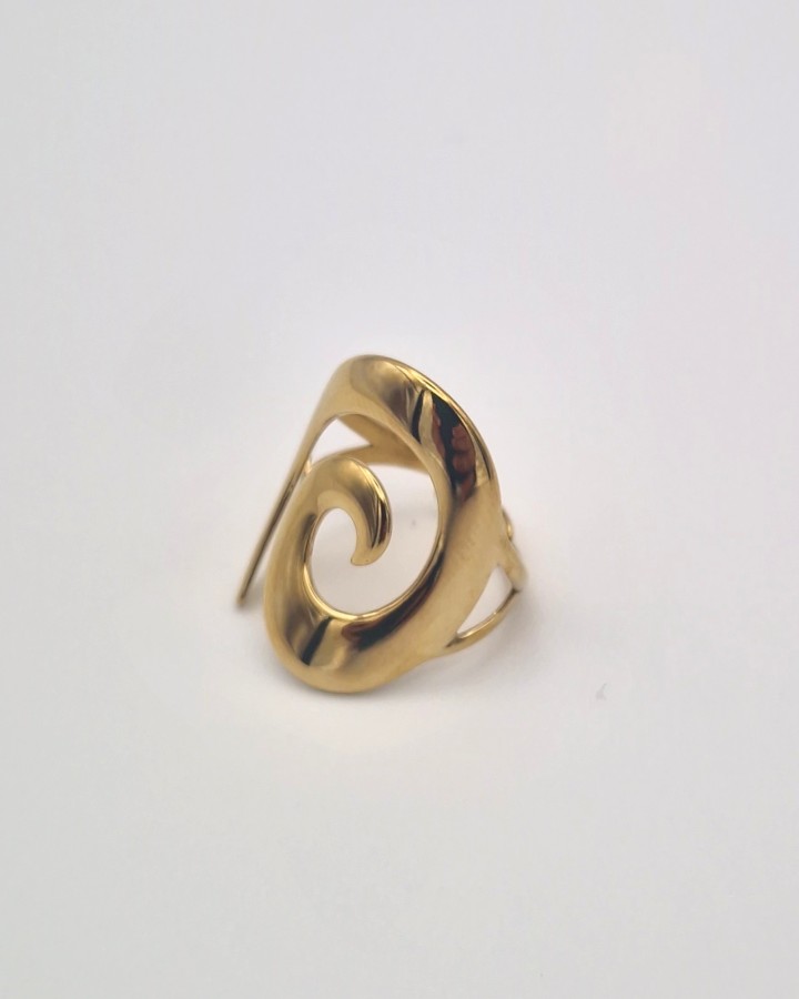 ANILLO AJUSTABLE ESPIRAL - ACERO INOXIDABLE