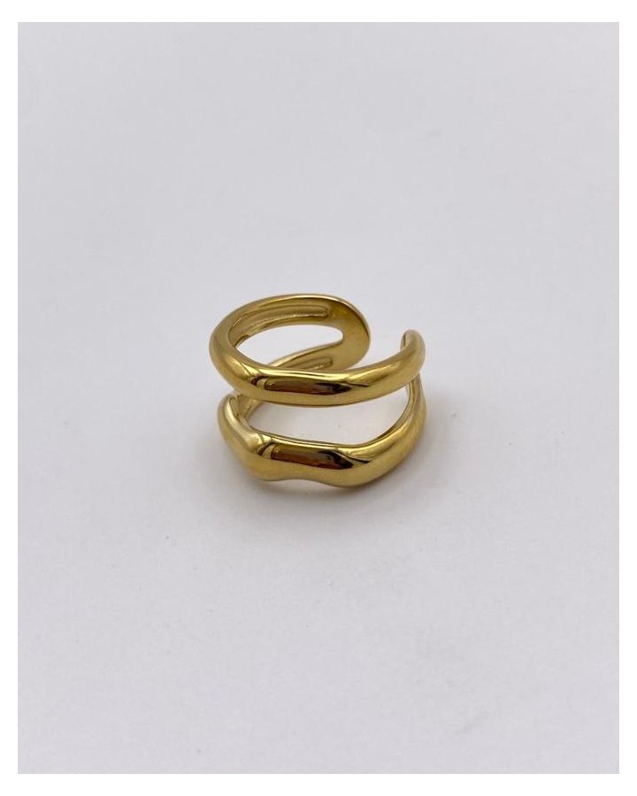 ANILLO AJUSTABLE LÍNEAS - ACERO INOXIDABLE