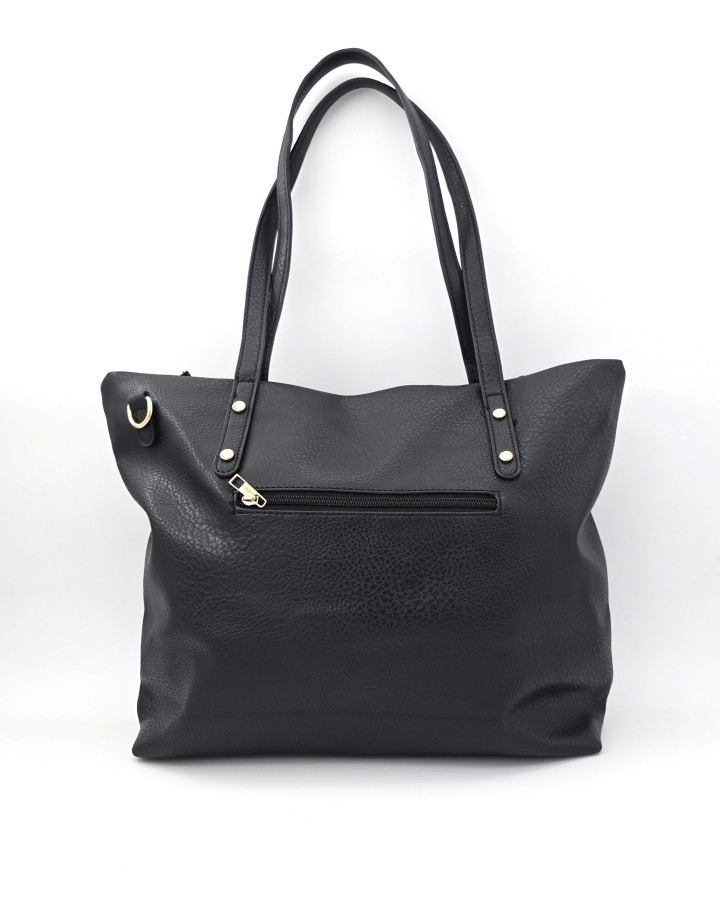 BOLSO DE HOMBRO EFECTO TRENZADO