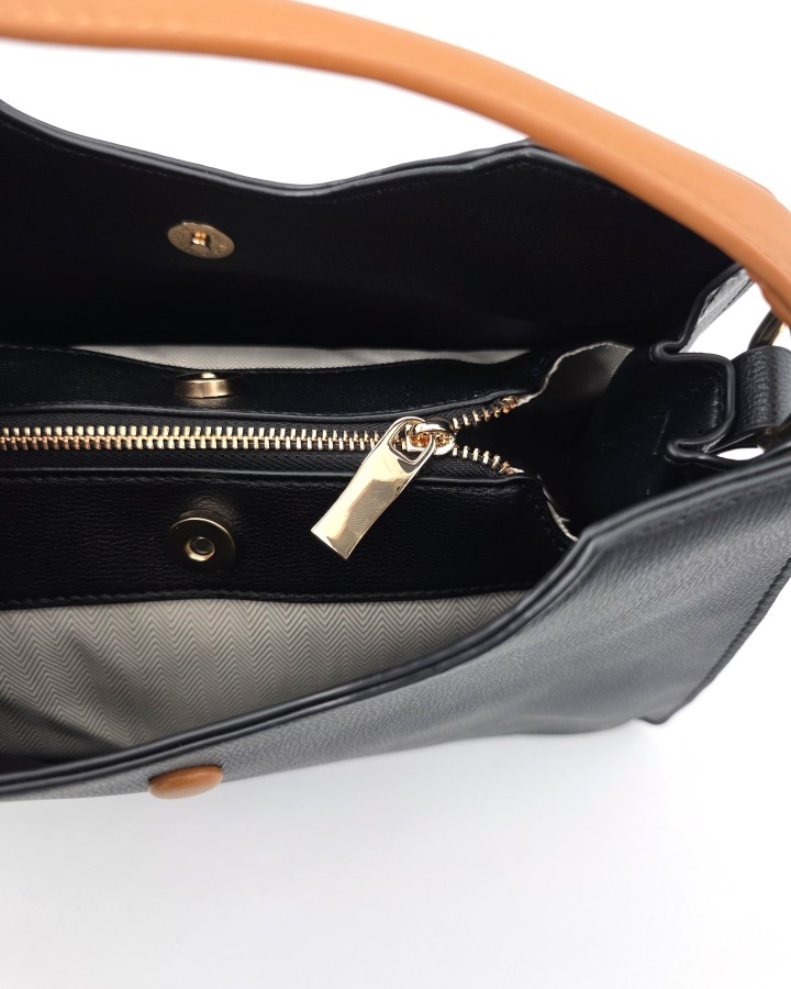 BOLSO DE HOMBRO EFECTO PIEL