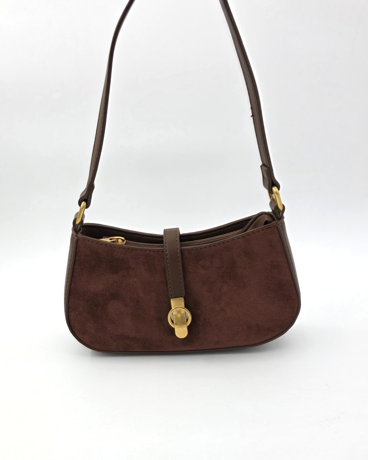 BOLSO DE HOMBRO MINI EFECTO ANTE