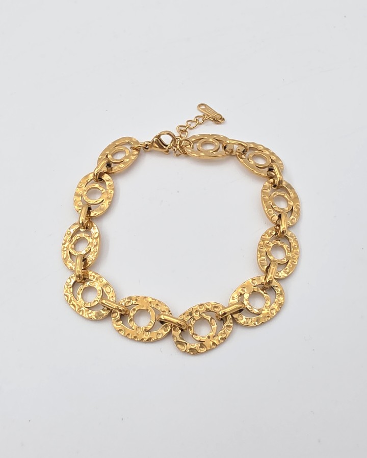 PULSERA OJO TURCO - ACERO INOXIDABLE