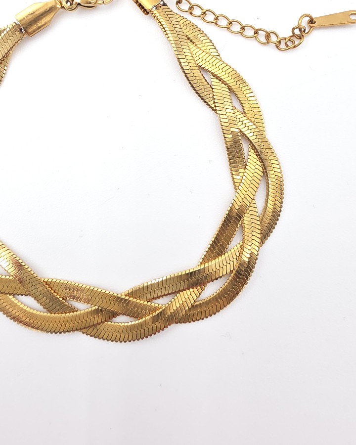 PULSERA TRENZA - ACERO INOXIDABLE