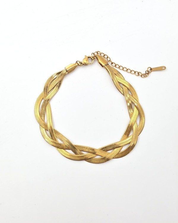 PULSERA TRENZA - ACERO INOXIDABLE