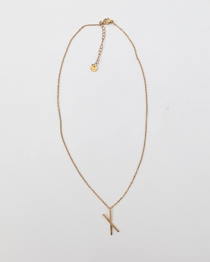 COLLAR CRUZ - ACERO INOXIDABLE