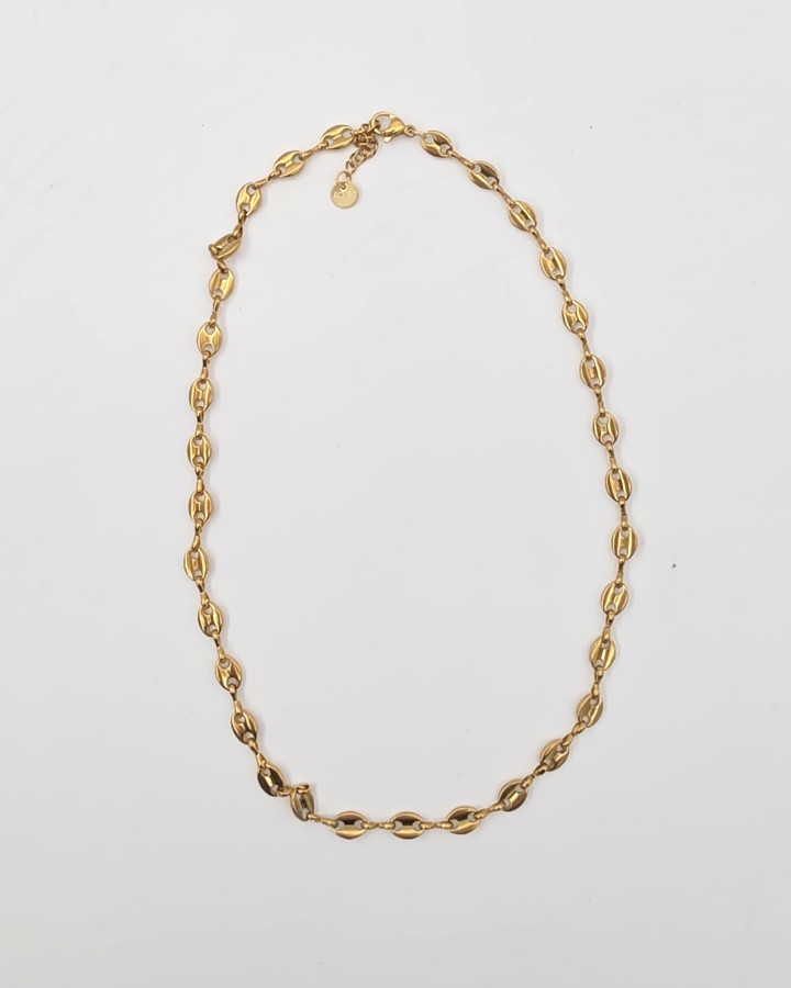 COLLAR CADENA HEBILLAS - ACERO INOXIDABLE