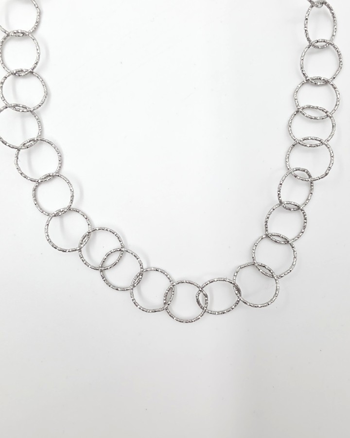 COLLAR CÍRCULOS ENTRELAZADOS - ACERO INOXIDABLE