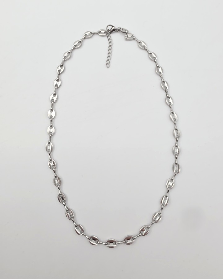 COLLAR CADENA HEBILLAS - ACERO INOXIDABLE