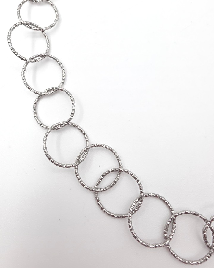 COLLAR CÍRCULOS ENTRELAZADOS - ACERO INOXIDABLE