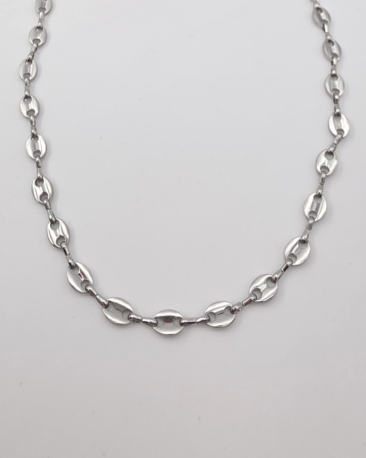 COLLAR CADENA HEBILLAS - ACERO INOXIDABLE