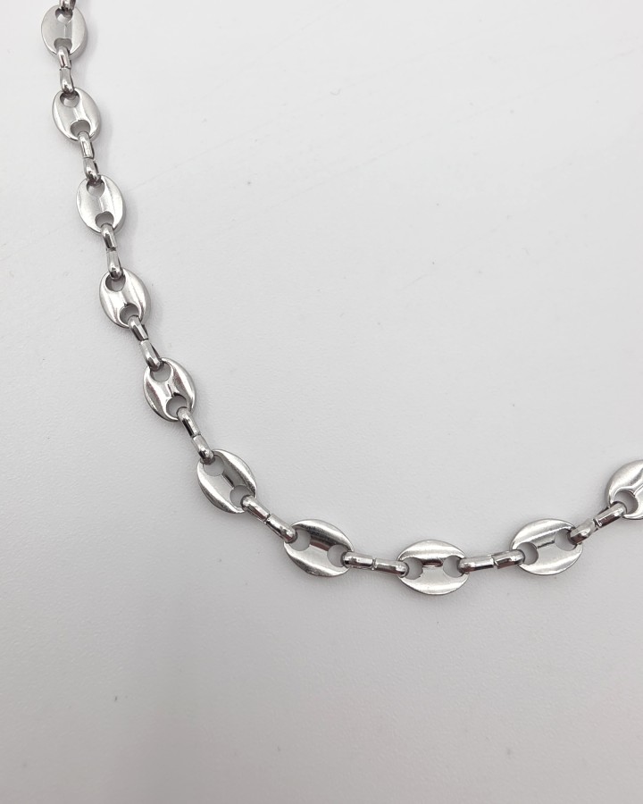 COLLAR CADENA HEBILLAS - ACERO INOXIDABLE