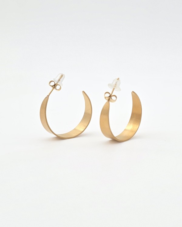 SEMI AROS PEQUEÑOS EFECTO MATE - ACERO INOXIDABLE