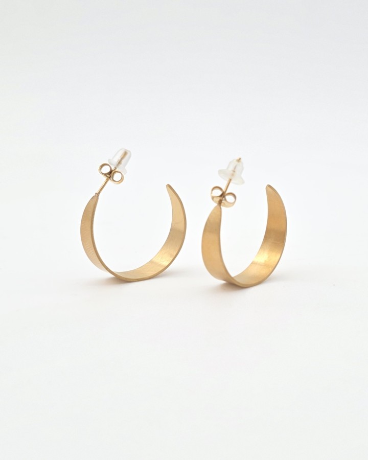 SEMI AROS PEQUEÑOS EFECTO MATE - ACERO INOXIDABLE