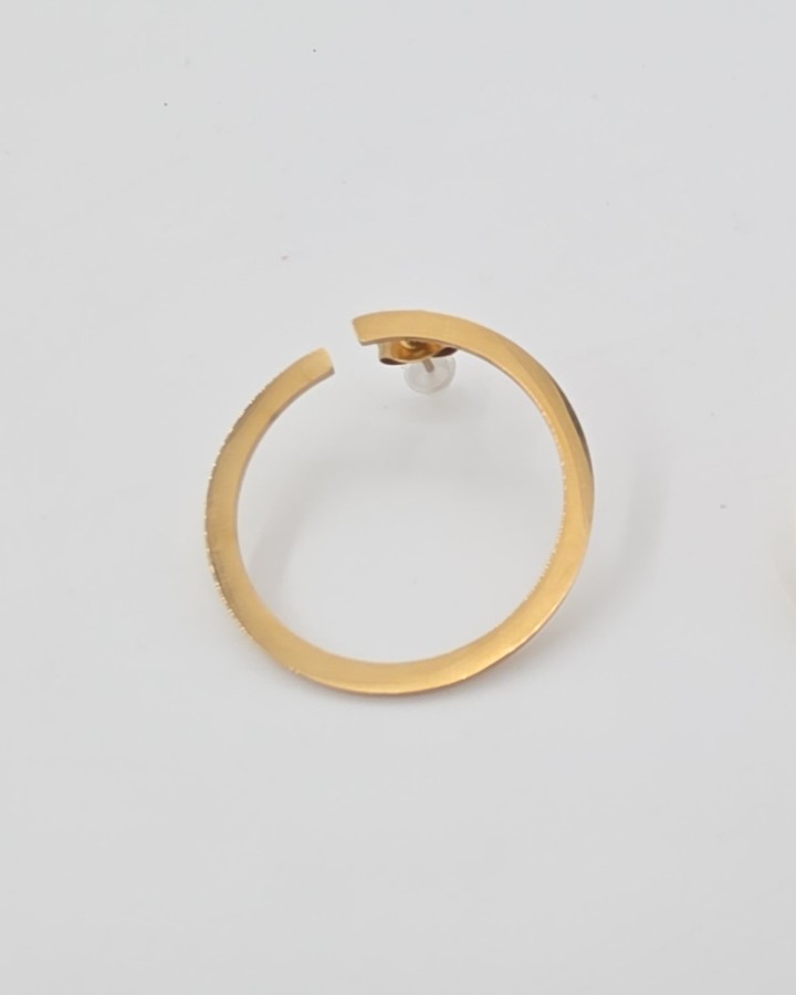 PENDIENTES CÍRCULO - ACERO INOXDABLE