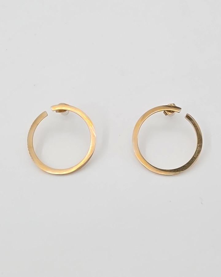 PENDIENTES CÍRCULO - ACERO INOXDABLE