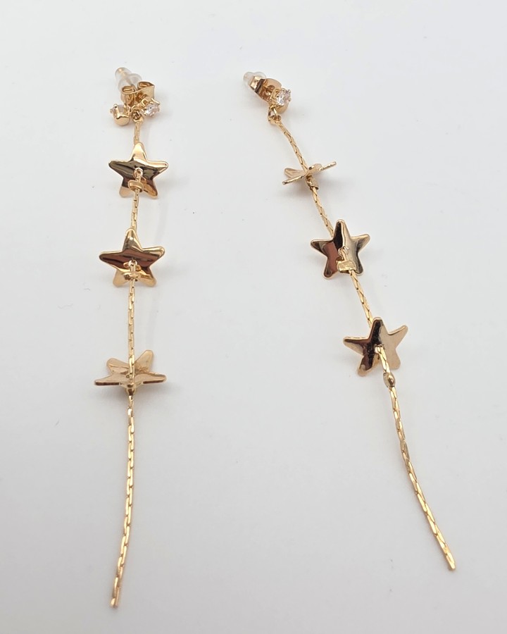 PENDIENTES LARGOS FLORES