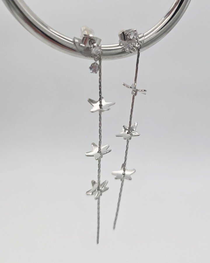 PENDIENTES LARGOS FLORES