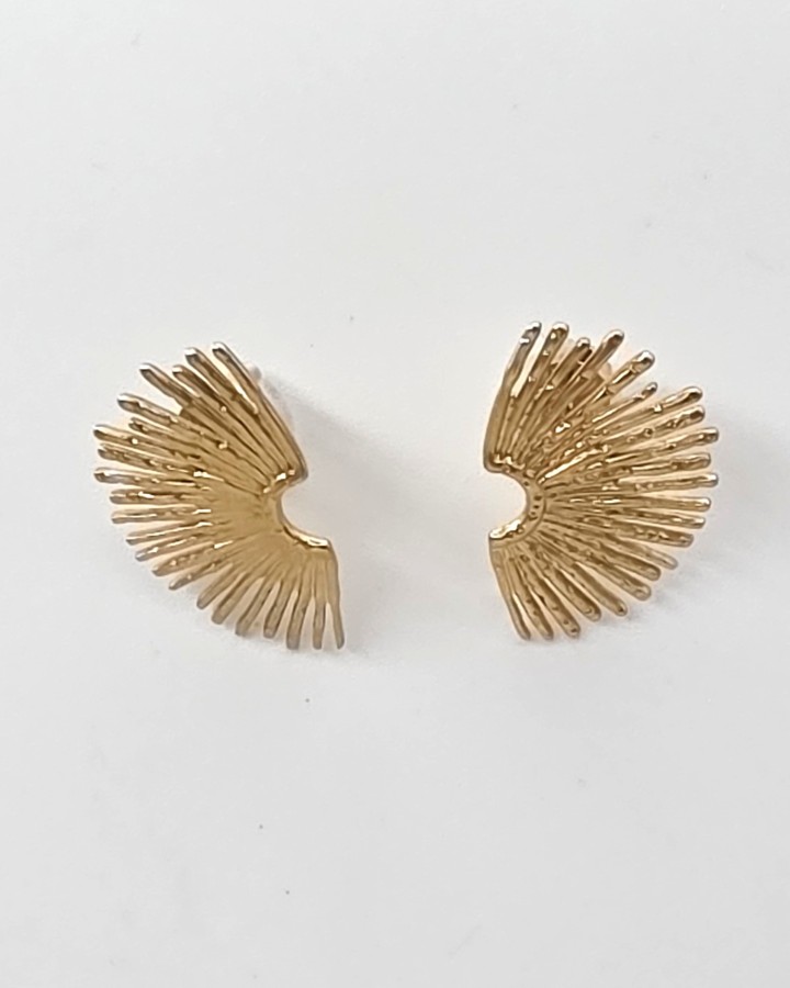 PENDIENTES AMANECER GRANDES - ACERO INOXIDABLE