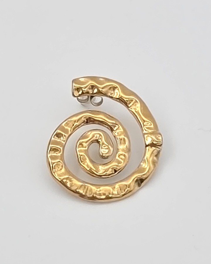 PENDIENTES ESPIRAL - ACERO INOXIDABLE