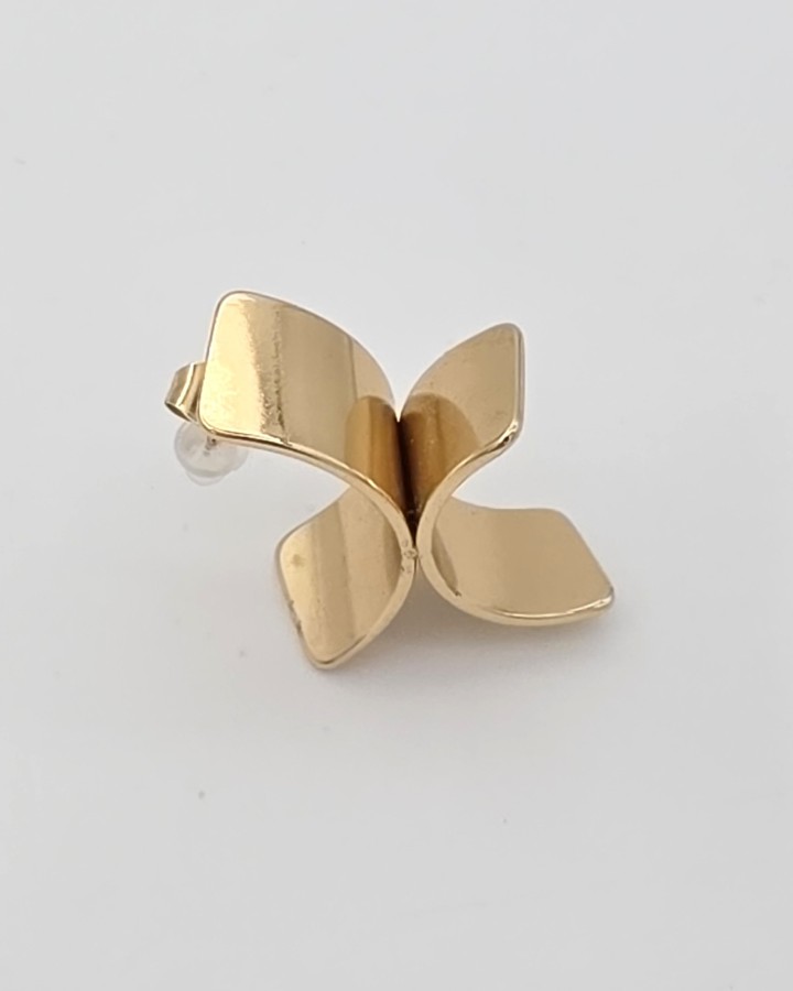 PENDIENTES SEMI CÍRCULOS - ACERO INOXIDABLE