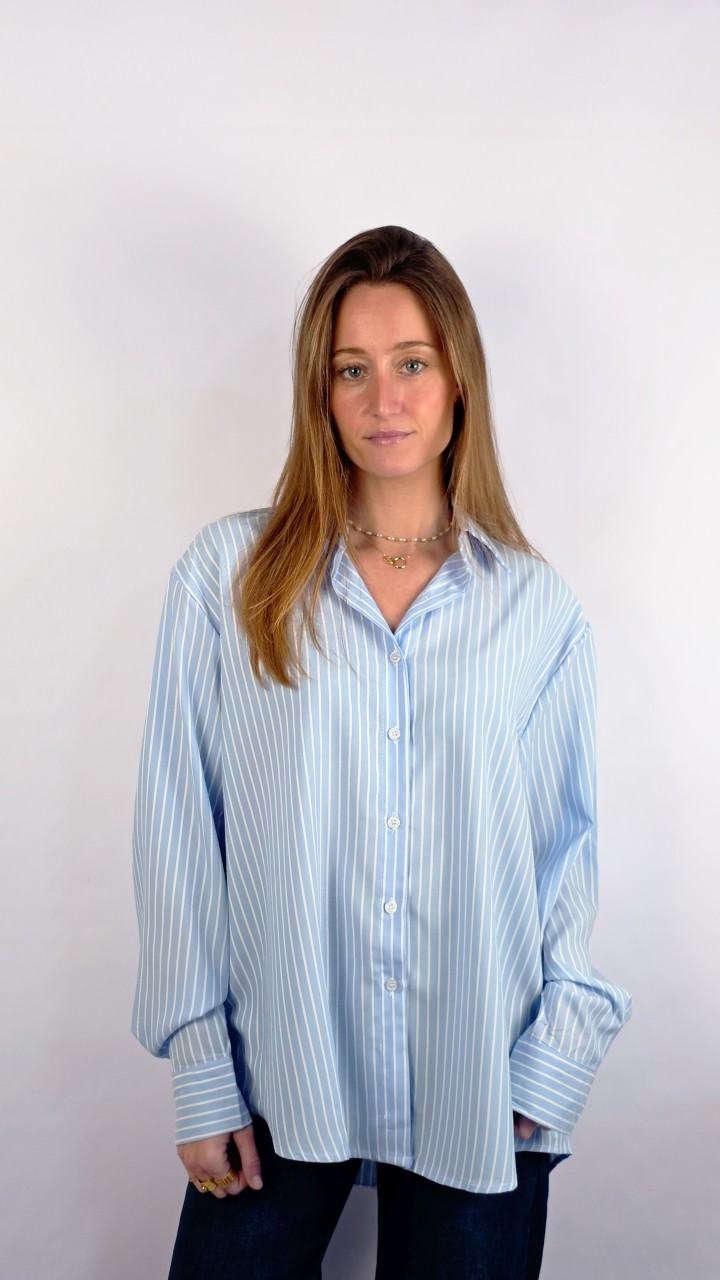 CAMISA OVERSIZE RAYAS