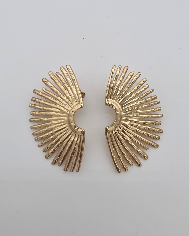 PENDIENTES AMANECER GRANDES - ACERO INOXIDABLE