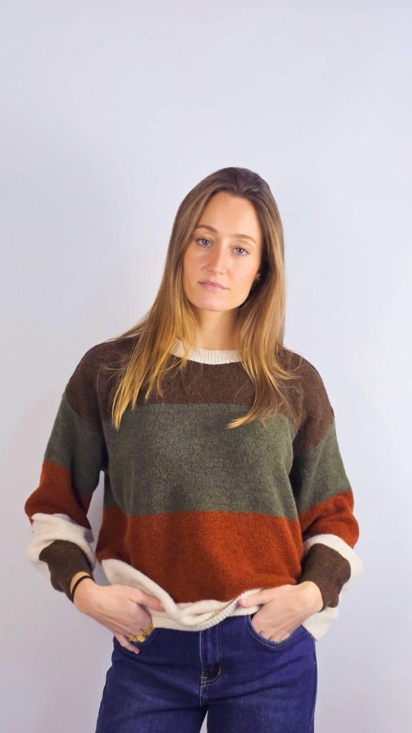 JERSEY DE PUNTO RAYAS