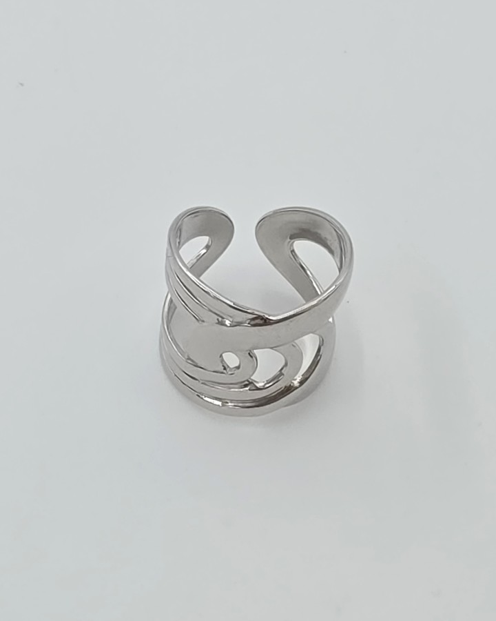 ANILLO AJUSTABLE NUDO - ACERO INOXIDABLE