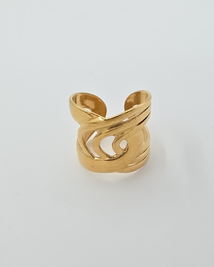 ANILLO AJUSTABLE NUDO - ACERO INOXIDABLE