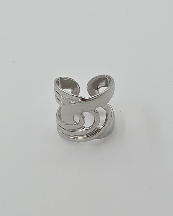ANILLO AJUSTABLE NUDO - ACERO INOXIDABLE