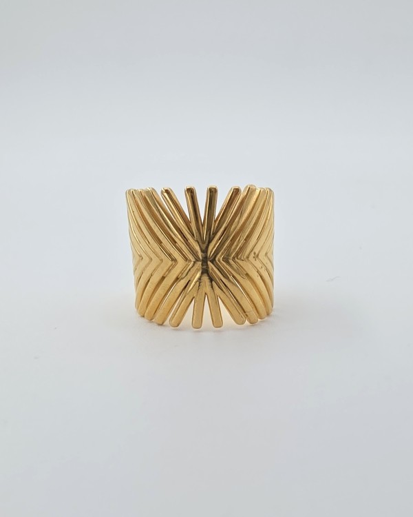 ANILLO AJUSTABLE DESTELLO - ACERO INOXIDABLE