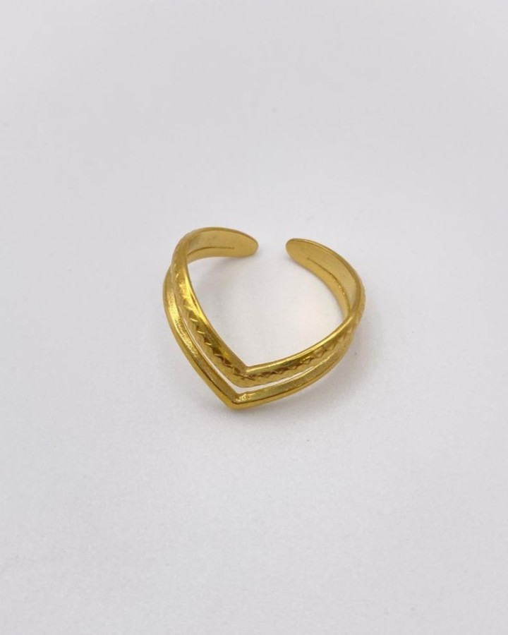 ANILLO AJUSTABLE TIARA - ACERO INOXIDABLE