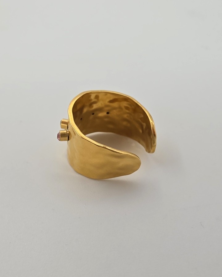 ANILLO AJUSTABLE CIRCONITA - ACERO INOXIDABLE