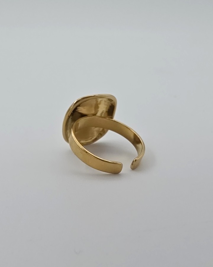 ANILLO AJUSTABLE CUADRADO - ACERO INOXIDABLE