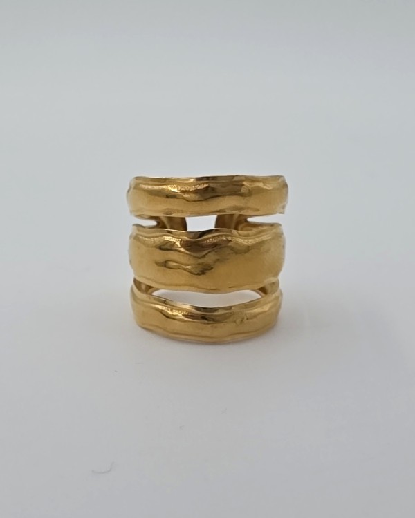 ANILLO AJUSTABLE TRIPLE - ACERO INOXIDABLE