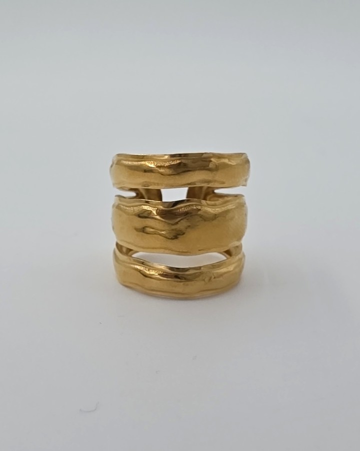 ANILLO AJUSTABLE TRIPLE - ACERO INOXIDABLE