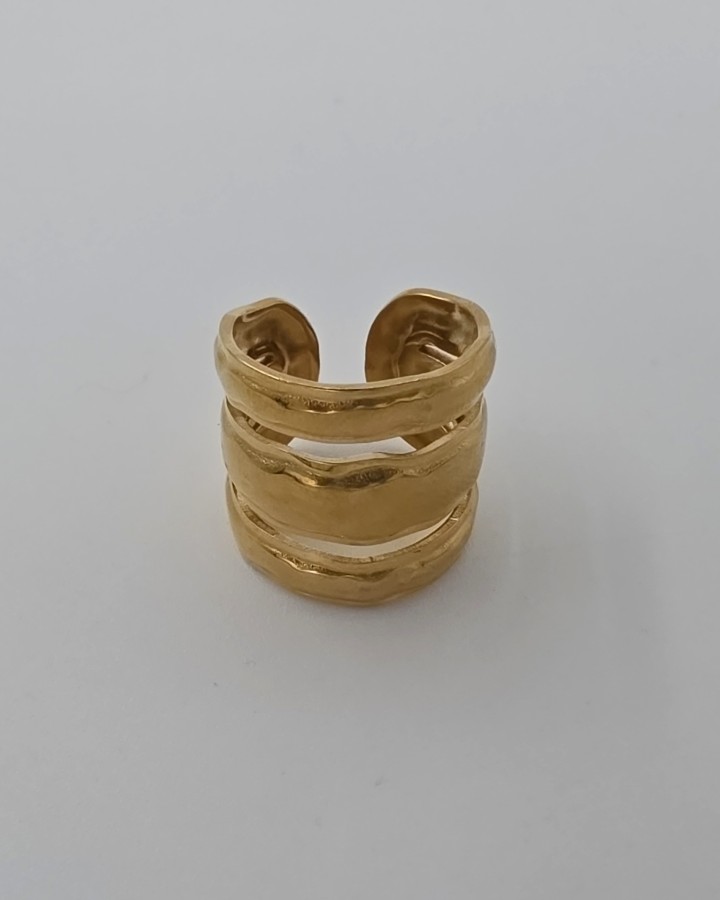 ANILLO AJUSTABLE TRIPLE - ACERO INOXIDABLE