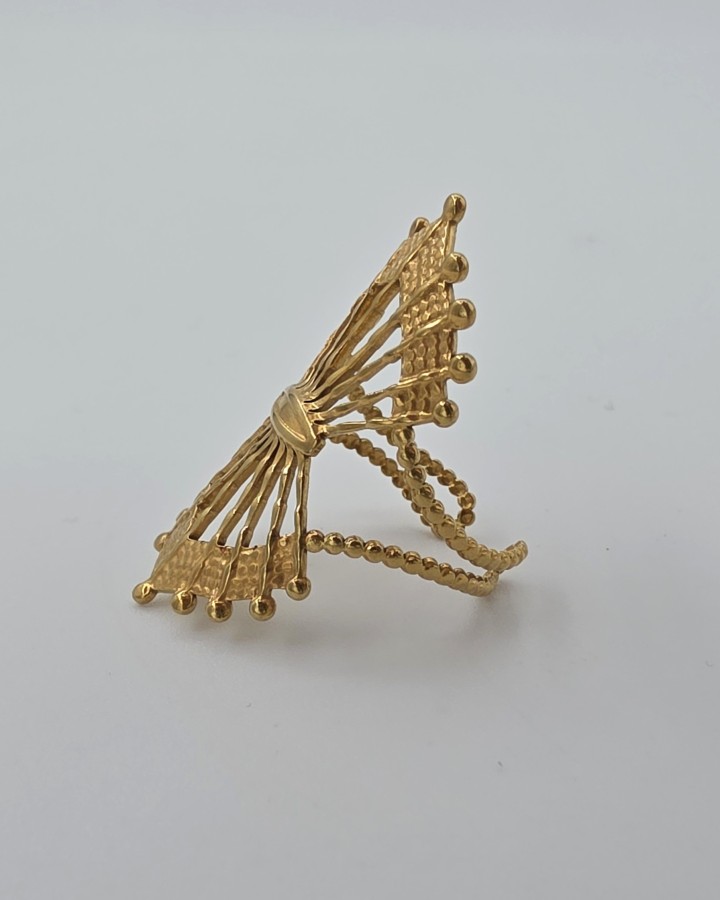 ANILLO AJUSTABLE REFLEJO - ACERO INOXIDABLE