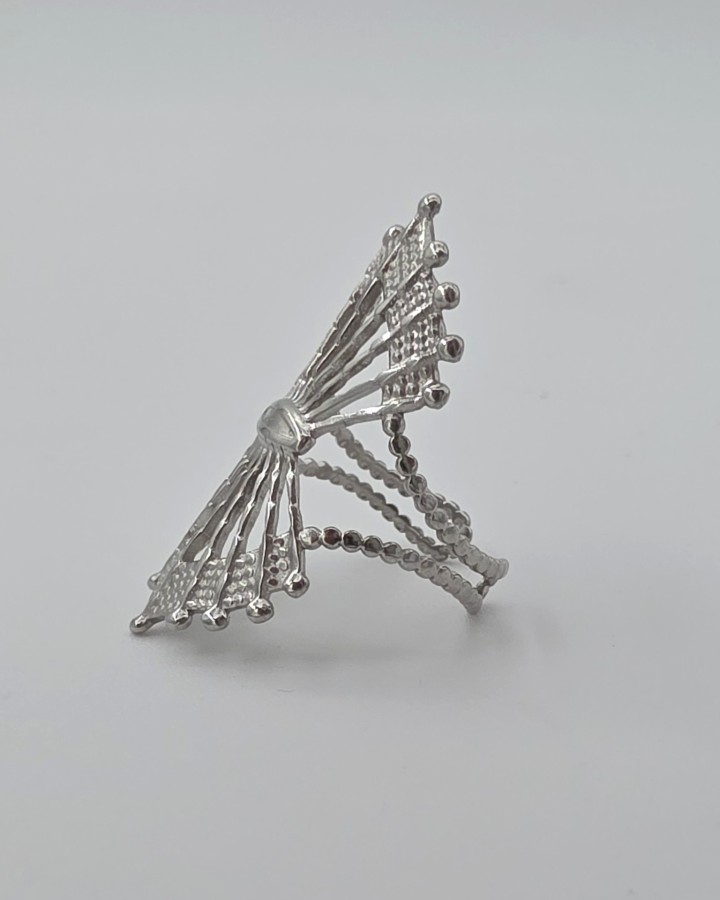 ANILLO AJUSTABLE REFLEJO - ACERO INOXIDABLE