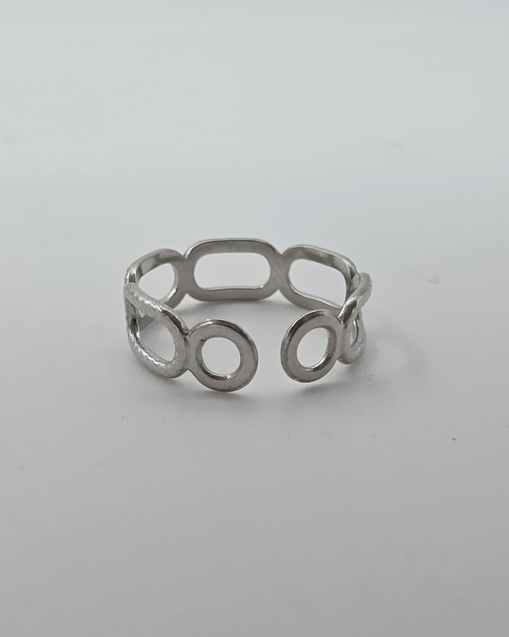 ANILLO AJUSTABLE ESLABONES - ACERO INOXIDABLE