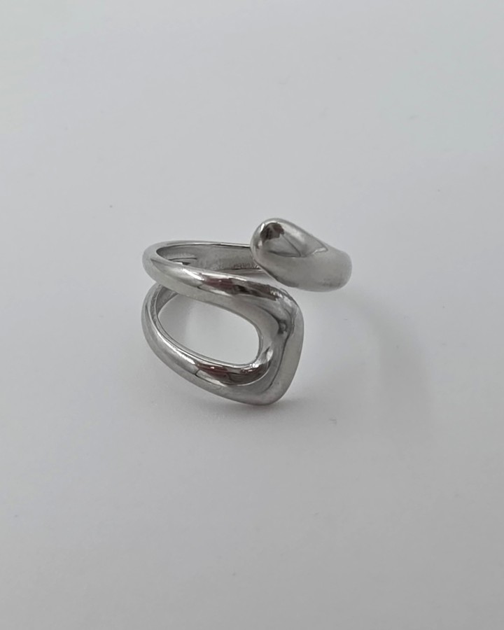 ANILLO AJUSTABLE  ELIPSE - ACERO INOXIDABLE